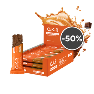 Double caramel. (PAV barre-vegan Protéines shot caramel / Snack)