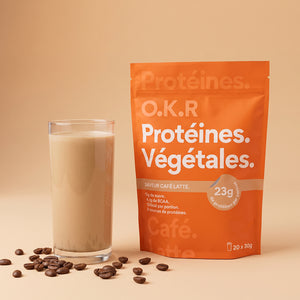Café Latte. (sachet protéine en poudre / Snack)
