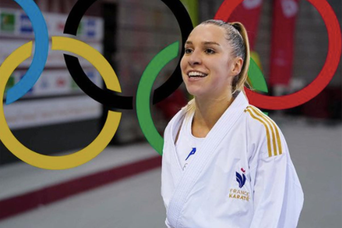 Gwendoline Philippe. Karate champion.