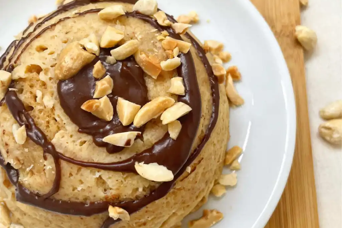 Bowl cake beurre de cacahuète protéiné.