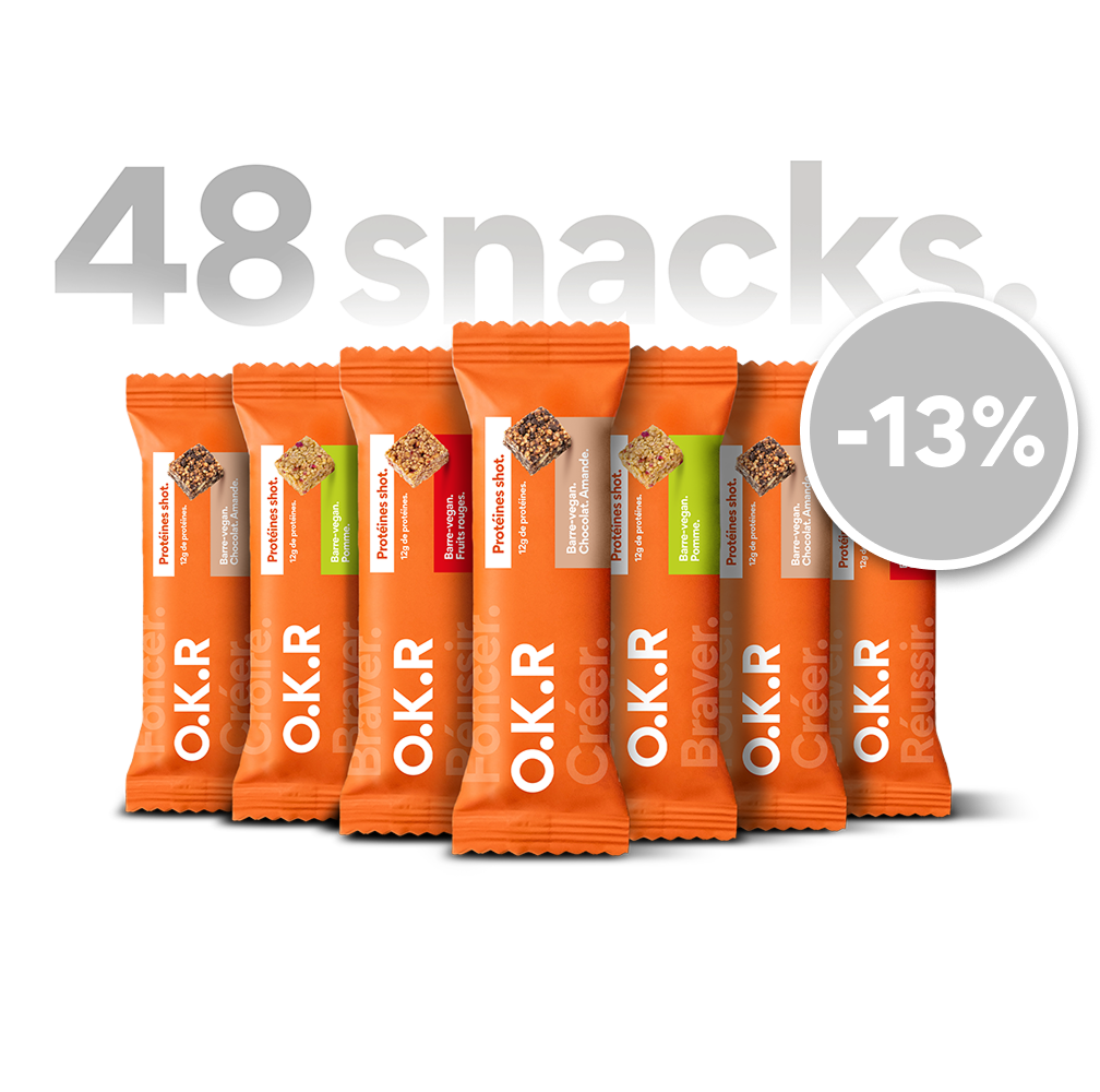 Pack 48 barres protéinées. Céréales.