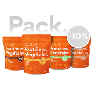 Pack 4 sachets. Protéine Végétale.