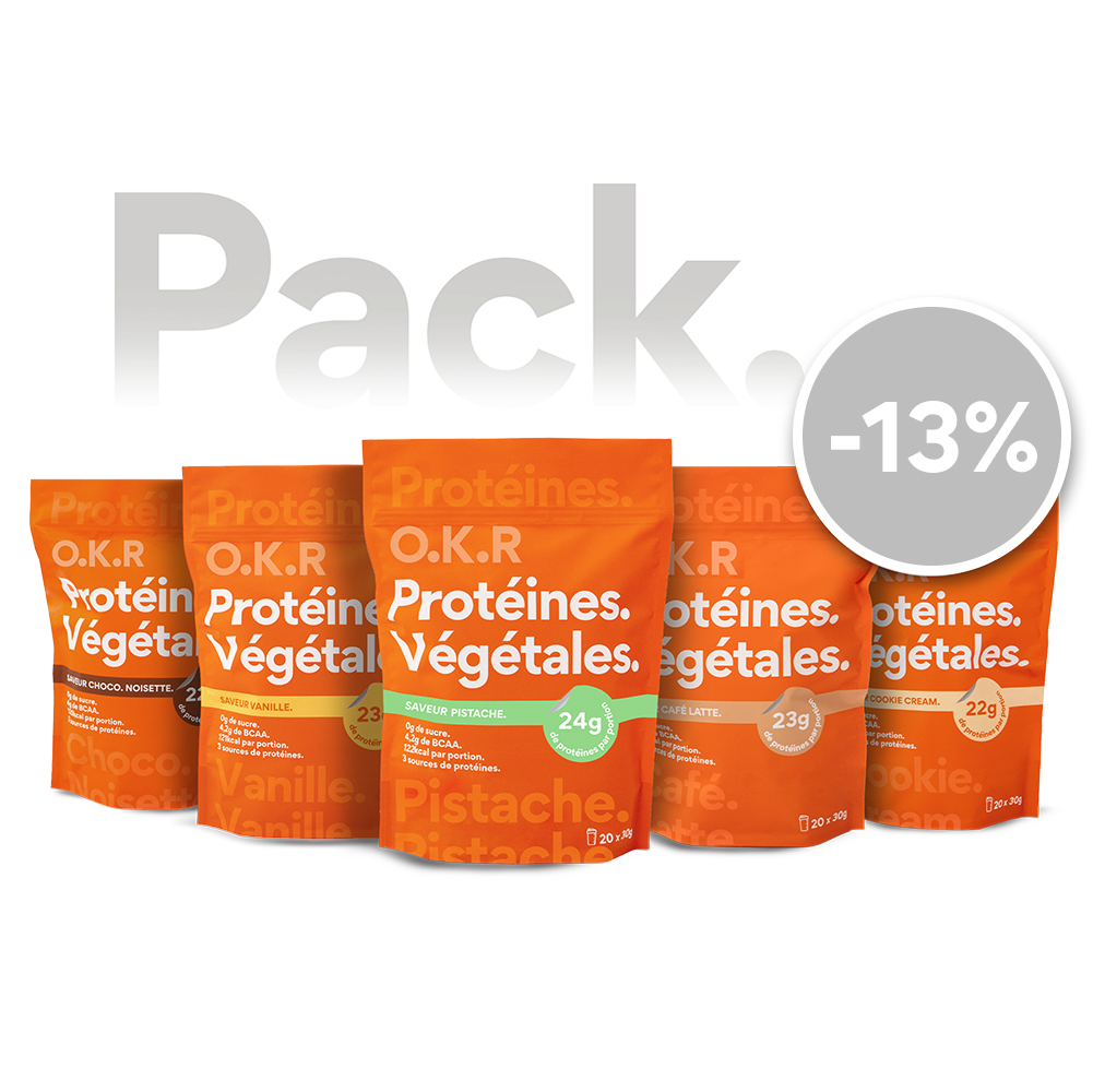 Pack 5 sachets. Protéine Végétale.