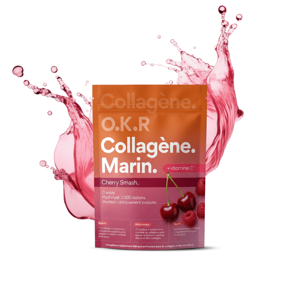 Cherry Smash. (Sachet Collagène Marin / Snack)