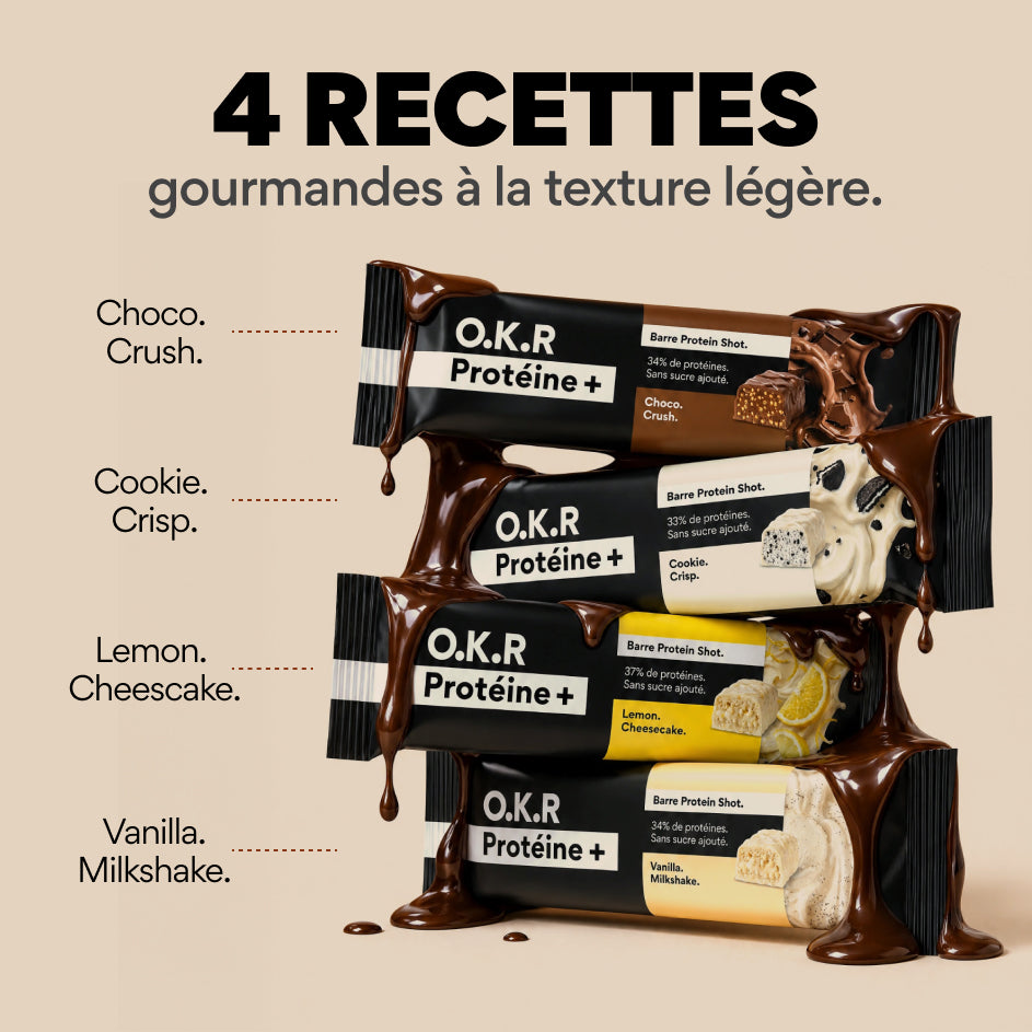 Pack 48 barres protéinées. Fluffy.