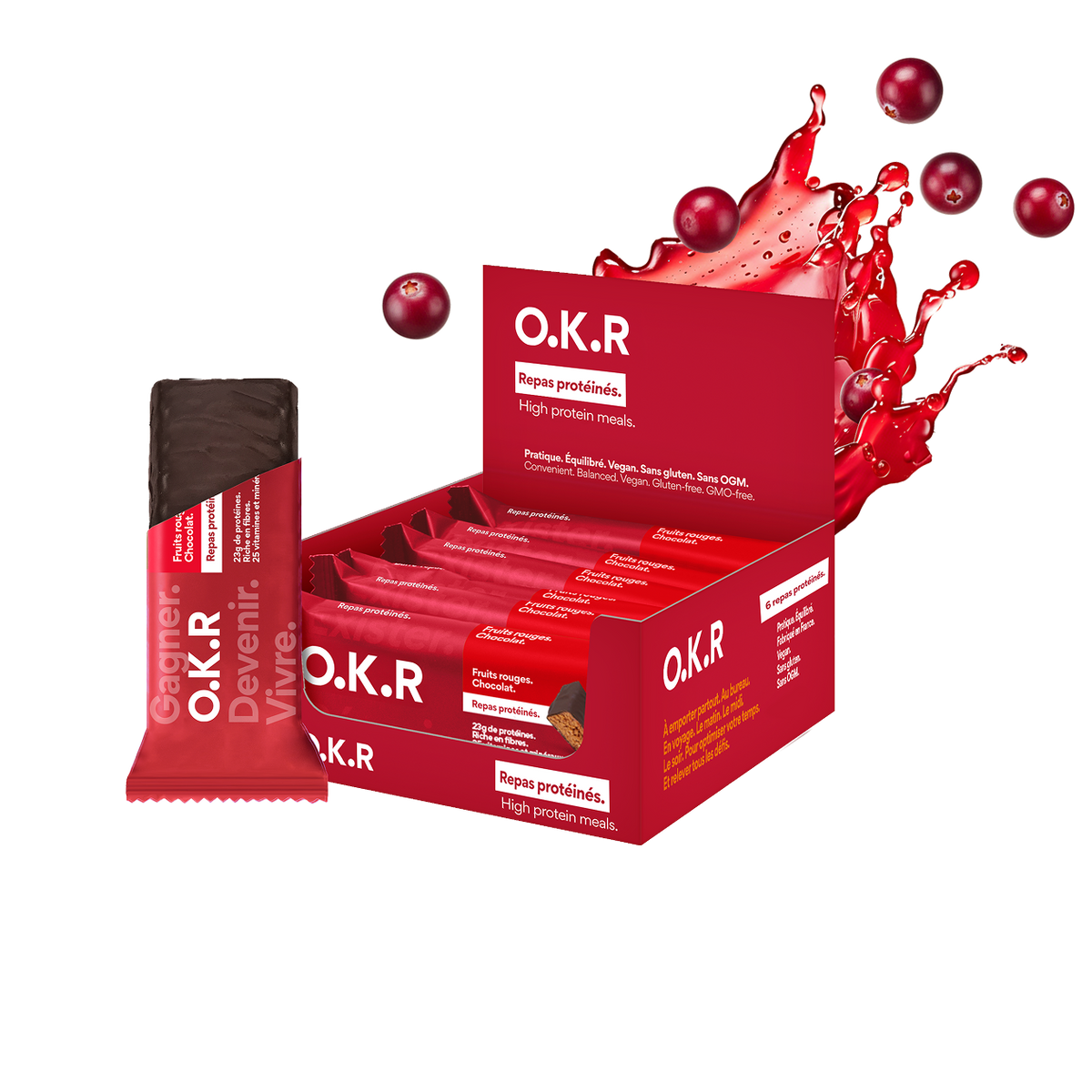 Fruits rouges. Chocolat. 