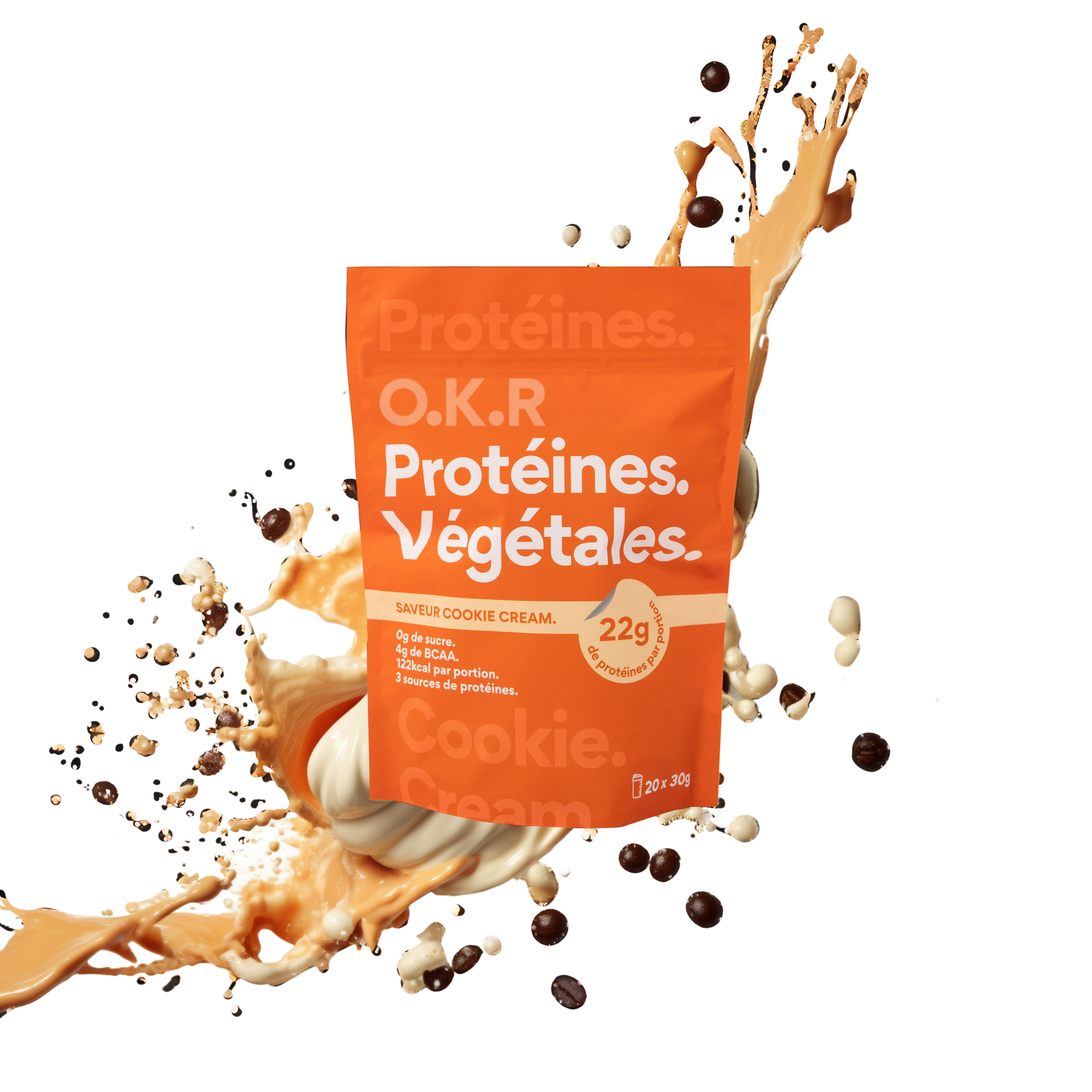Cookie Cream. (Sachet protéine en poudre / snack)