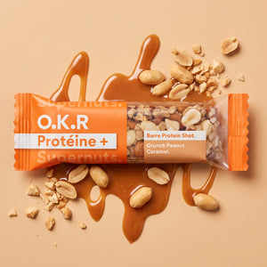 Peanut. Caramel. (PAV de barres keto / Snack)