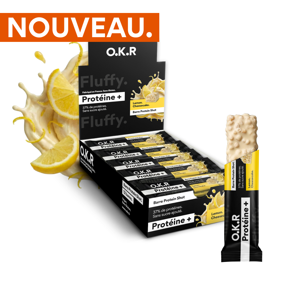 Fluffy. Lemon Cheescake. (PAV barre Protéines shot / Snack)