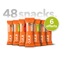 Großformatige 48 Protein-Snacks. Getreide.