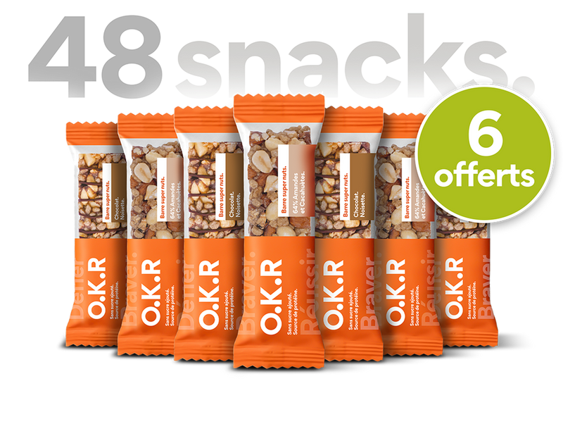 Large format 48 snacks. Ketogenic.