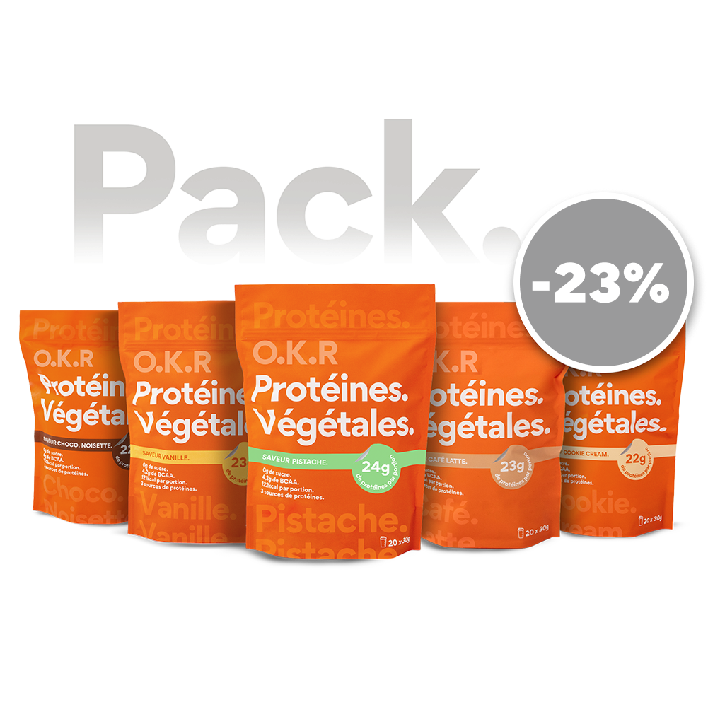 Pack 5 sachets. Protéine Végétale.