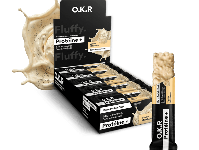 Pack 48 barres protéinées. Fluffy.