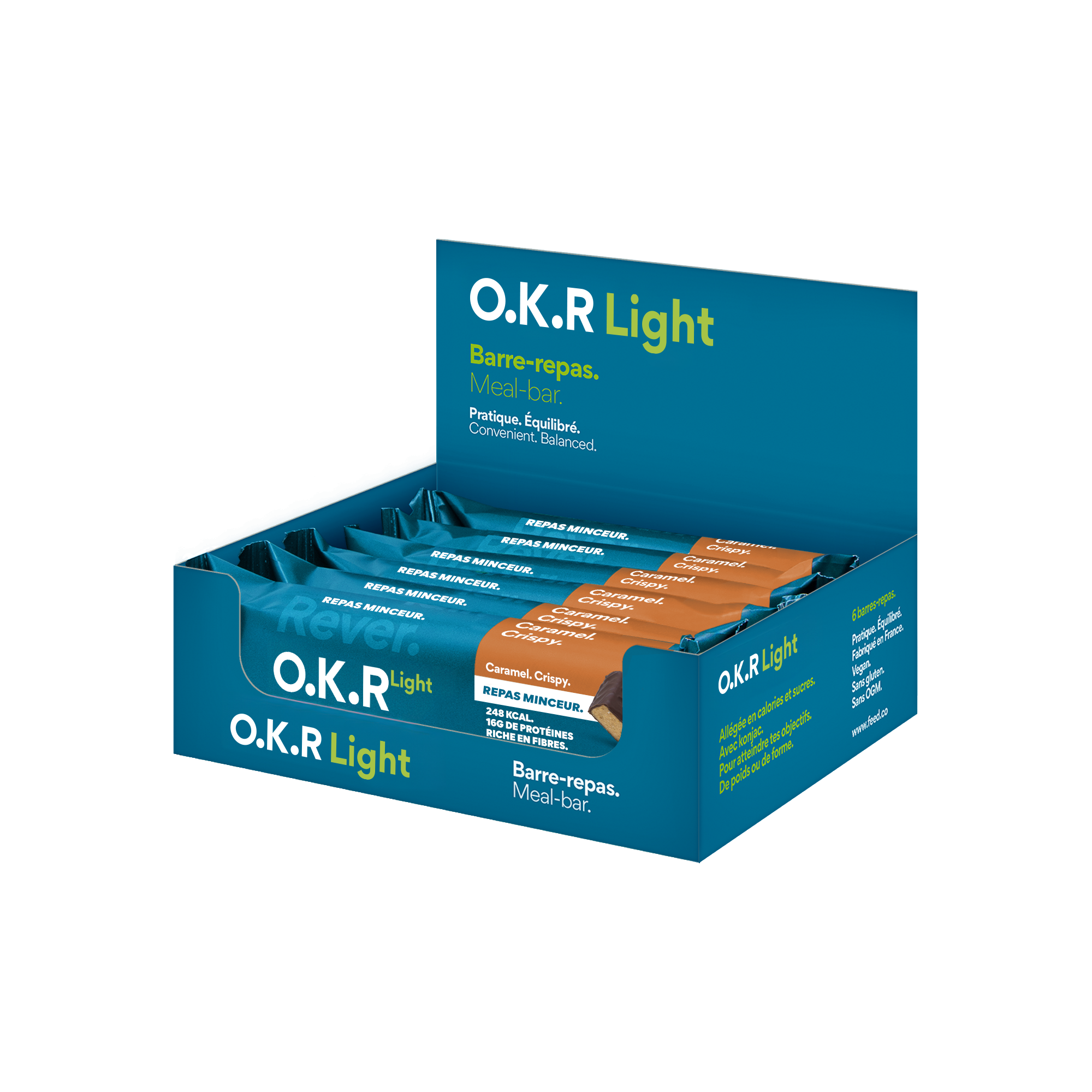 Caramel. Crispy. (PAV of meal bars / Light) 