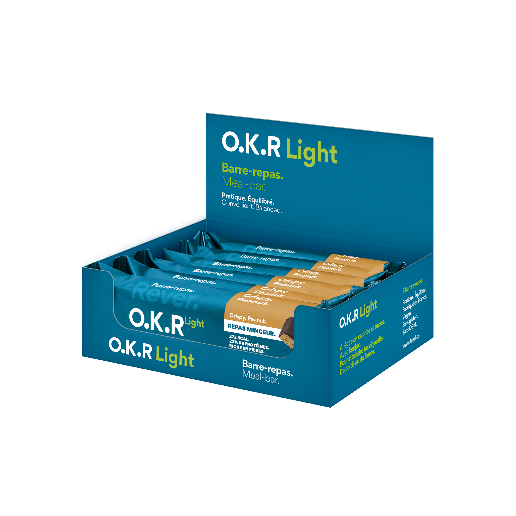 Crispy. Peanut. (PAV of meal bars / Light)