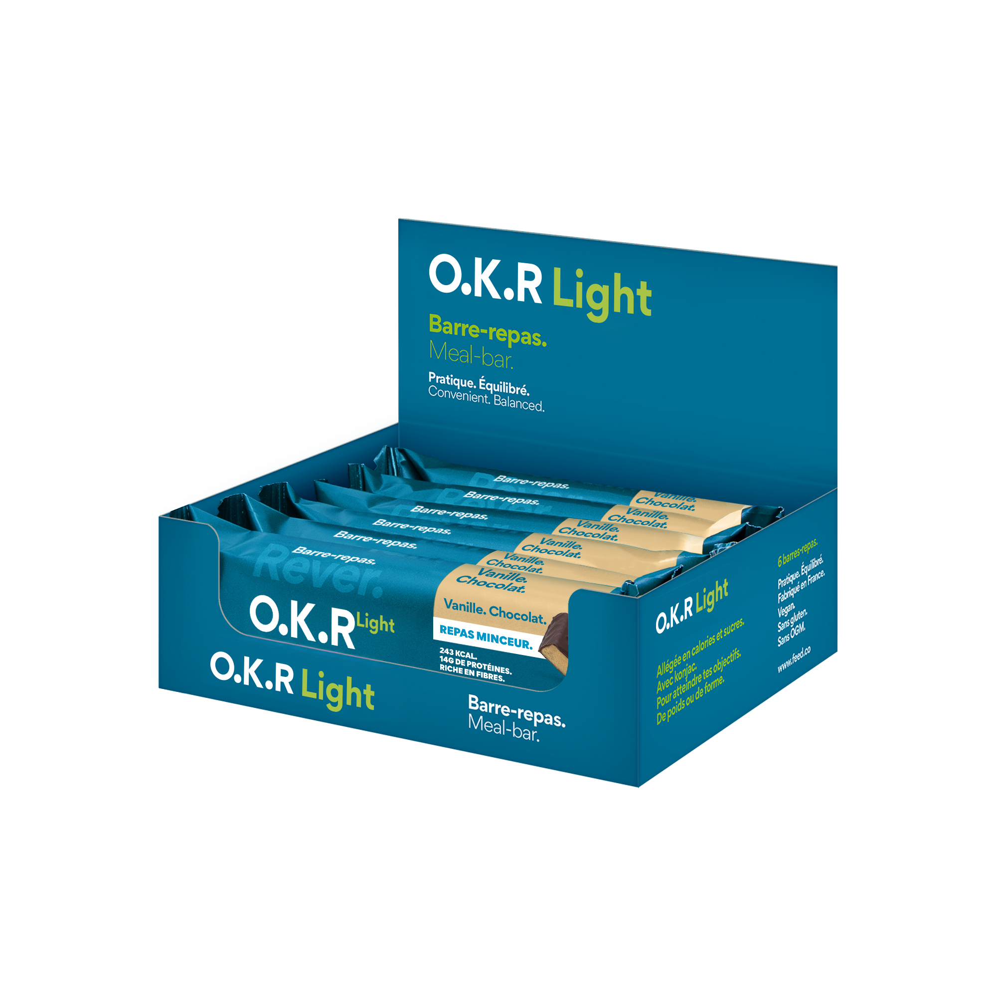 Vanilla. Chocolate. (PAV of meal bars / Light)