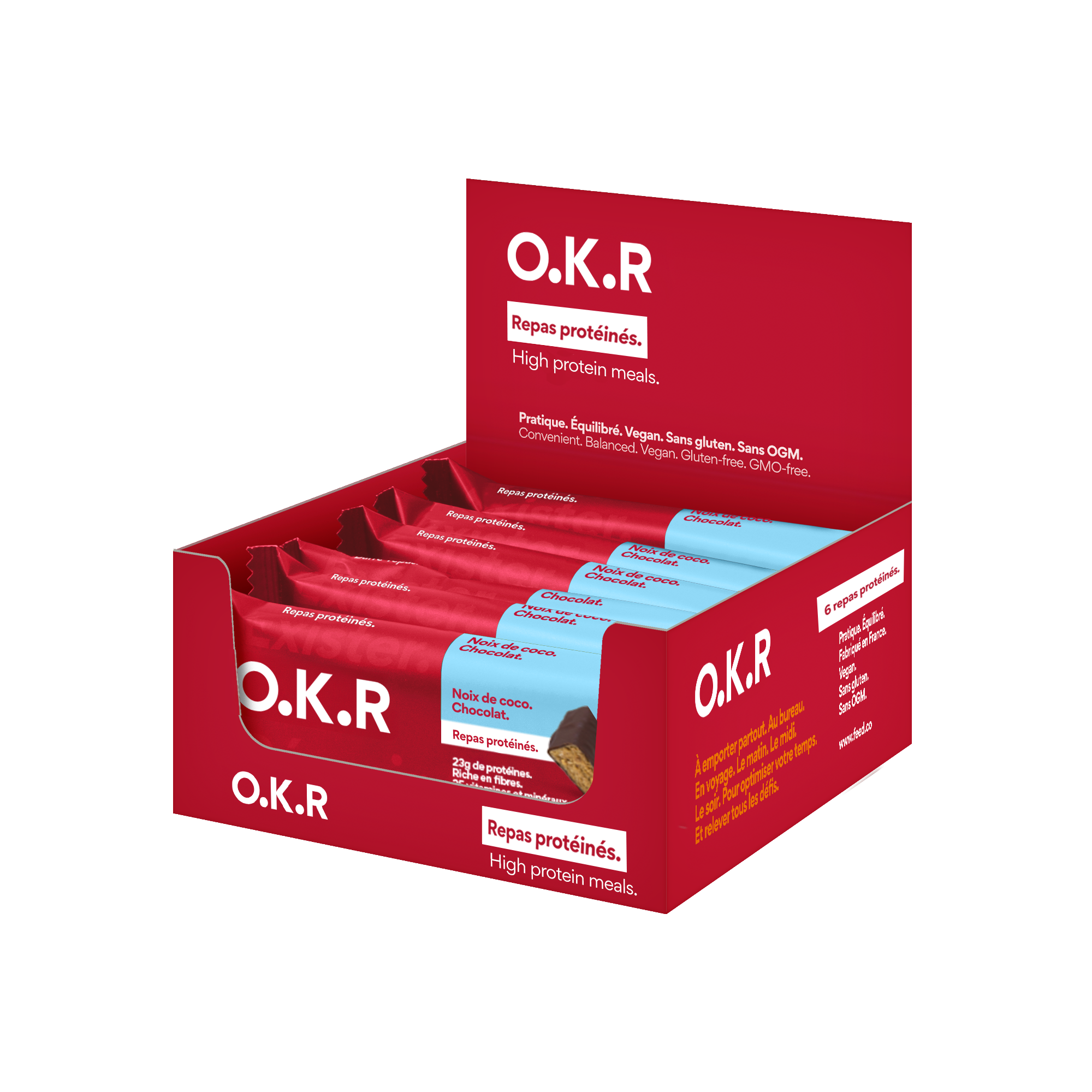 Noix de coco. Chocolat. (PAV de Barre-repas / Original)