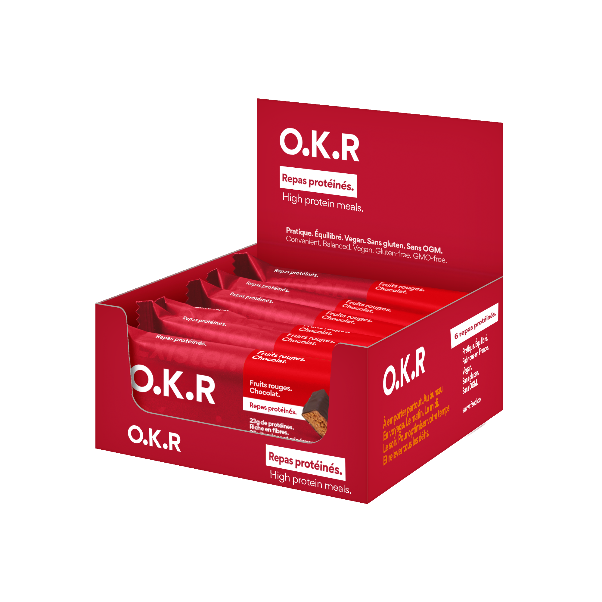 Fruits rouges. Chocolat. (PAV de Barre-repas / Original)