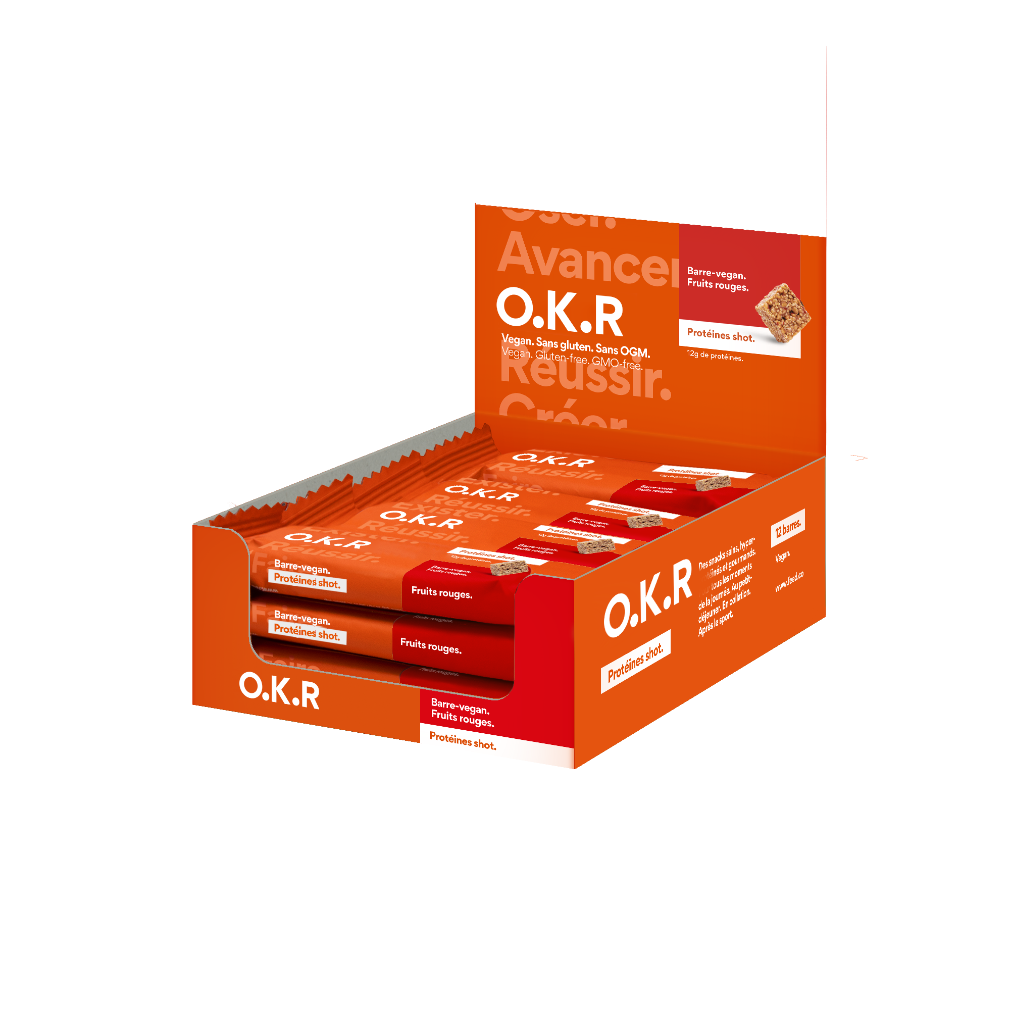 Fruits rouges. (PAV de barres céréales fruits rouges / Snack)