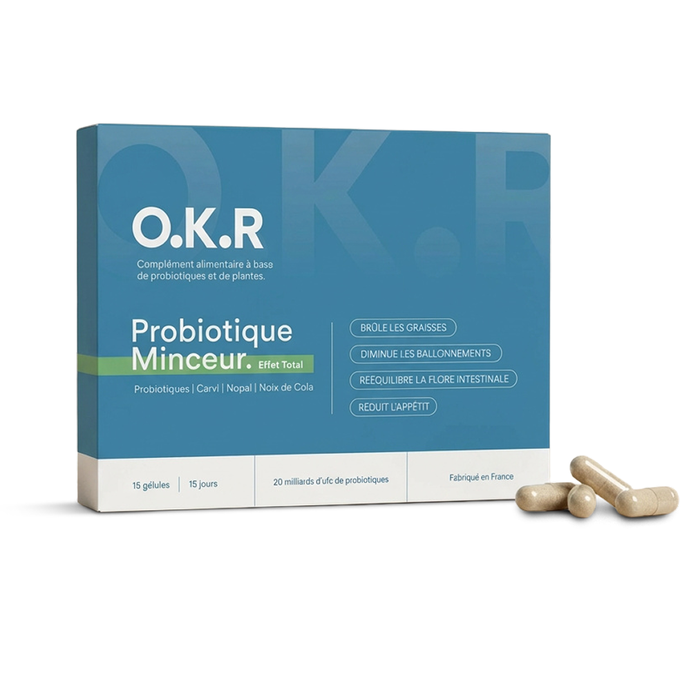 Weight loss probiotic. (box of 15 gastro-resistant/slimming capsules)