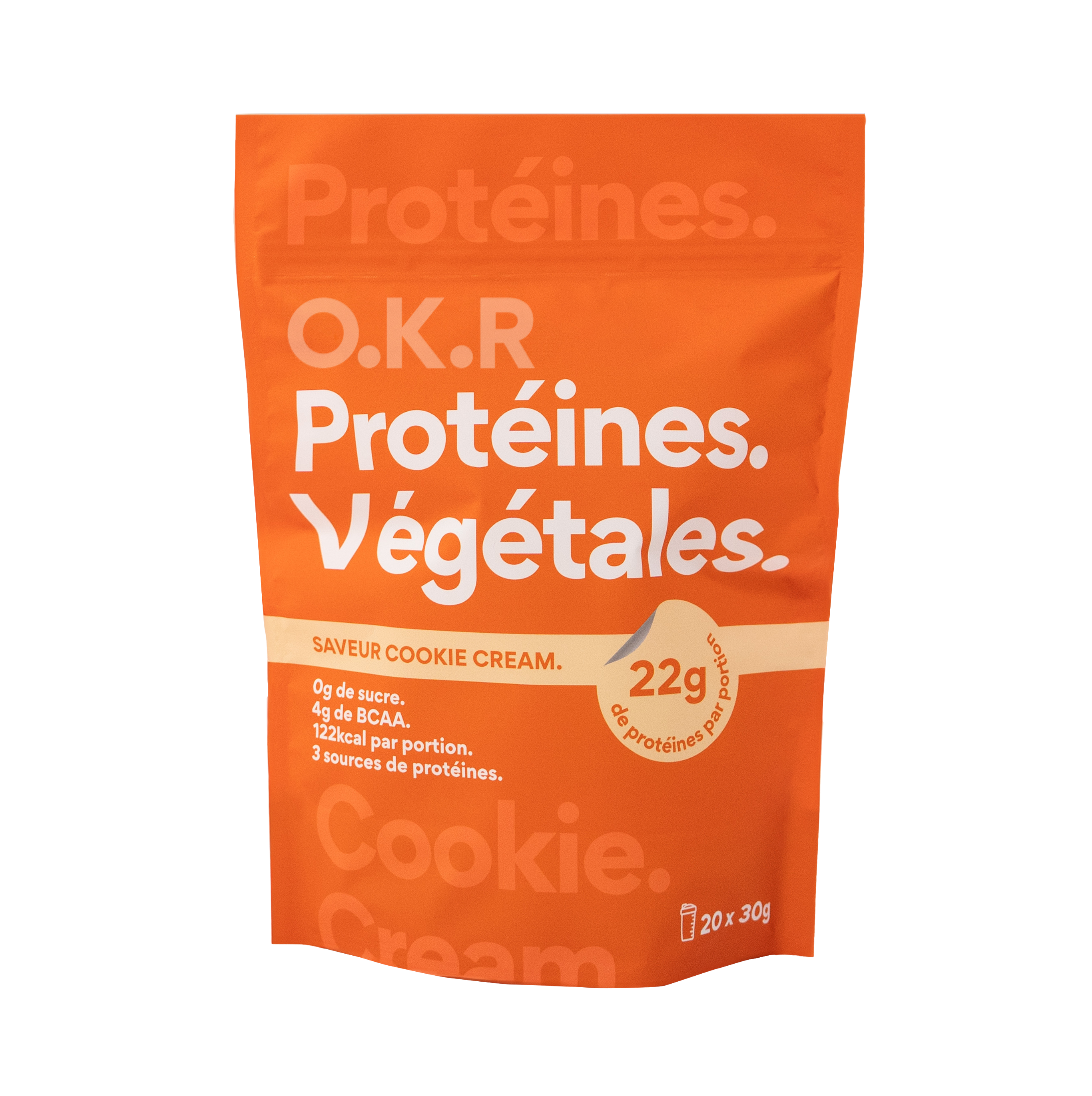 Cookie Cream. (Sachet protéine en poudre / snack)