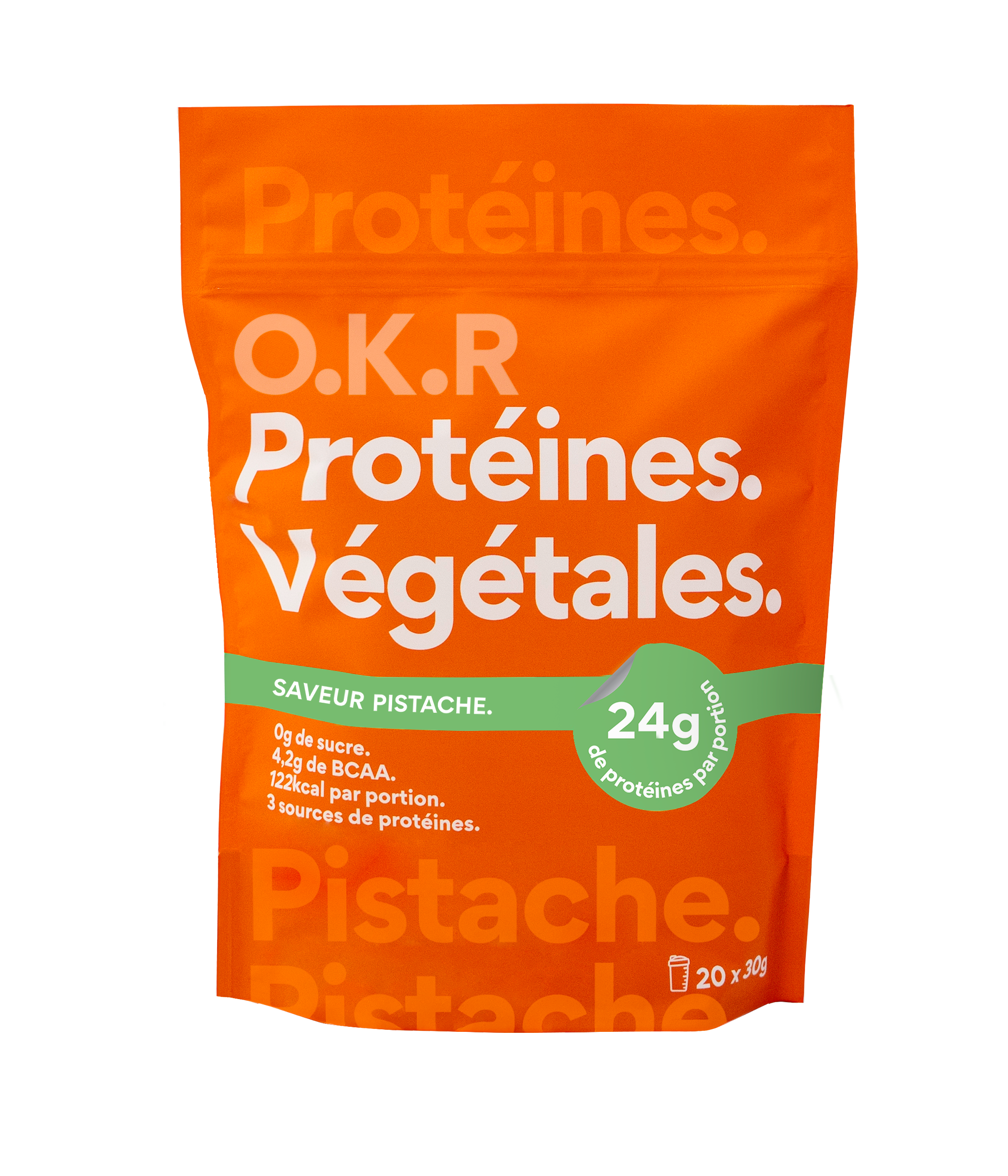 Pistache. (Sachet protéine en poudre / snack)